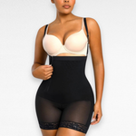 Sculpting Shapewear Tummy Compression Side Zipper Bodysuit