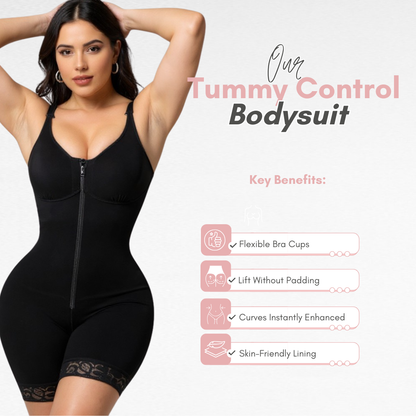 Sculpting Shapewear Tummy Control Bodysuit with Bra