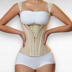 Sculpting Shapewear Waist Trainer Vest Beige / XS