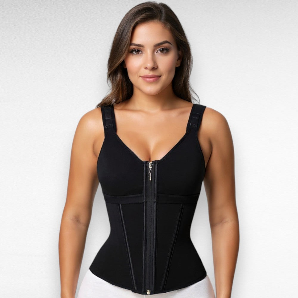 Sculpting Shapewear Waist Trainer Vest with Bra