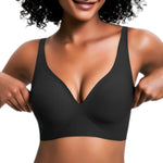 Sculpting Shapewear Wireless Deep V Push Up Bra