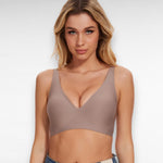 Sculpting Shapewear Wireless Deep V Push Up Bra