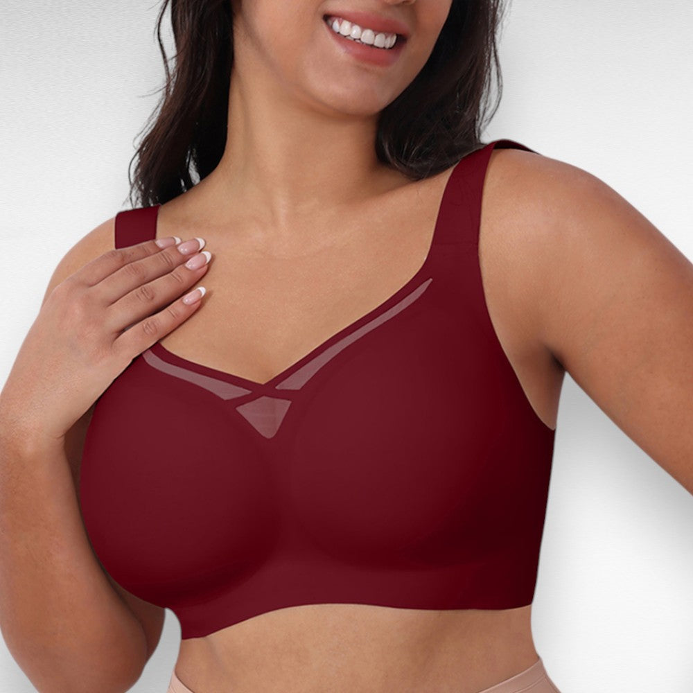 Sculpting Shapewear Wireless Mesh Support Bra