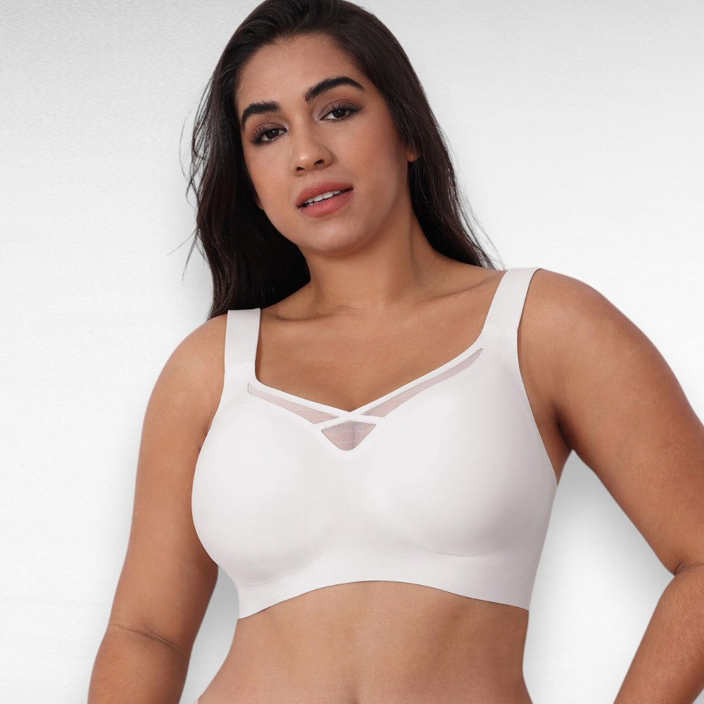 Sculpting Shapewear Wireless Mesh Support Bra
