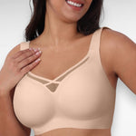 Sculpting Shapewear Wireless Mesh Support Bra