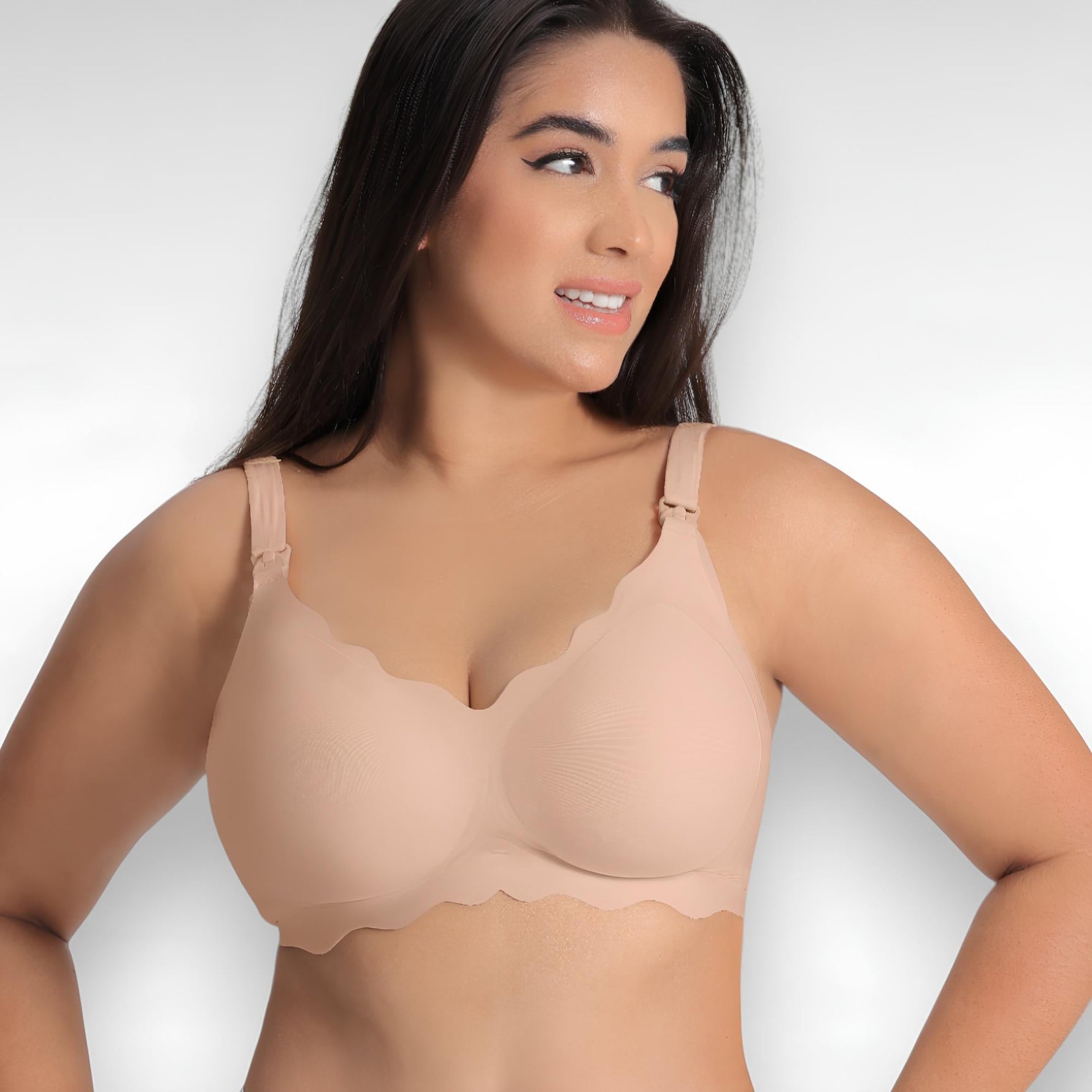 Sculpting Shapewear Wireless Nursing Bra S / Beige