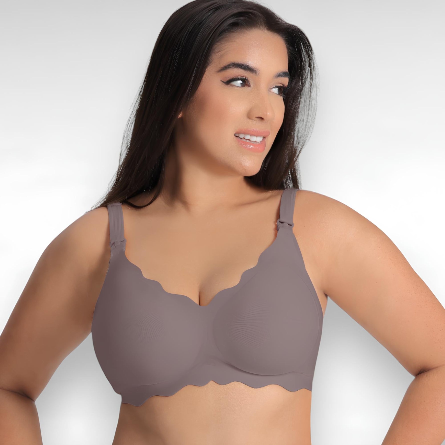 Sculpting Shapewear Wireless Nursing Bra S / Grayish Brown
