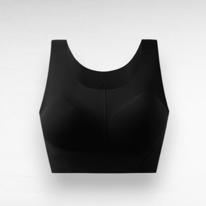 Sculpting Shapewear Wireless Racerback Sports Bra Black / S