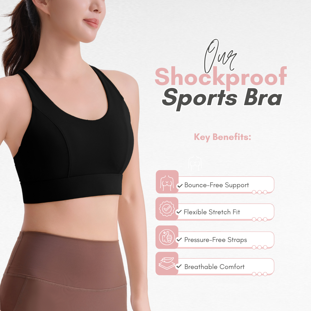 Sculpting Shockproof Cross-Back Sports Bra