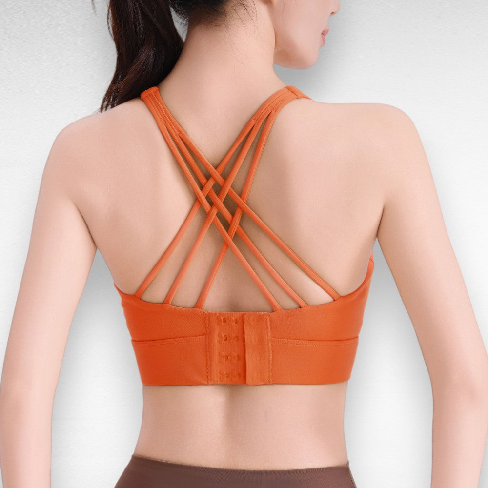 Sculpting Shockproof Cross-Back Sports Bra