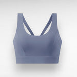 Sculpting Shockproof Sports Bra Grey Blue / M