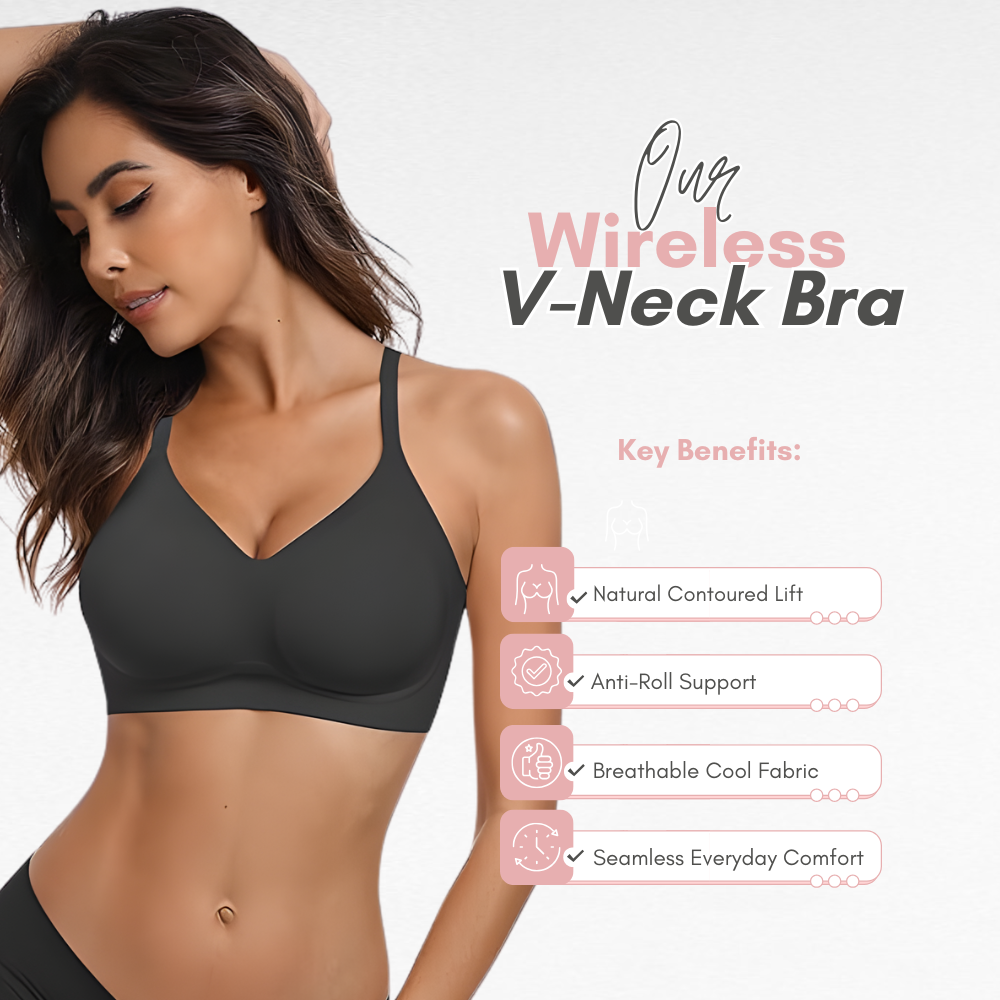 Sculpting Wireless Ada V-Neck Bra