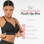 Sculpting Wireless Convertible Push Up Bra