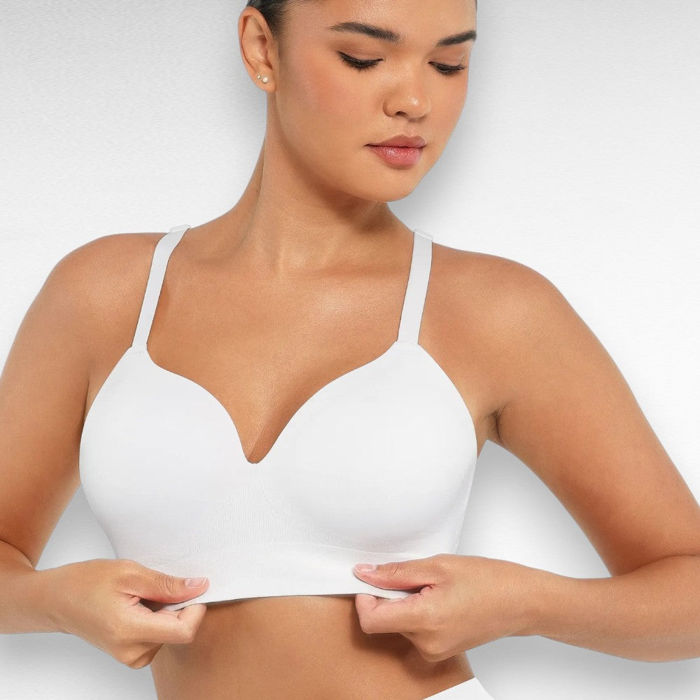 Sculpting Wireless Convertible Shaping Bra White / S