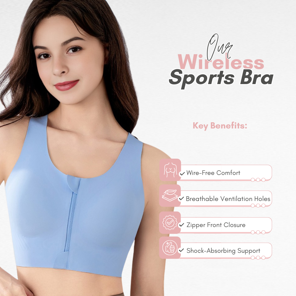 Sculpting Wireless Cross-Back Sports Bra