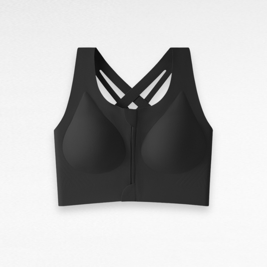 Sculpting Wireless Cross-Back Sports Bra Black / S