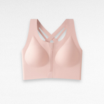 Sculpting Wireless Cross-Back Sports Bra Pink / S
