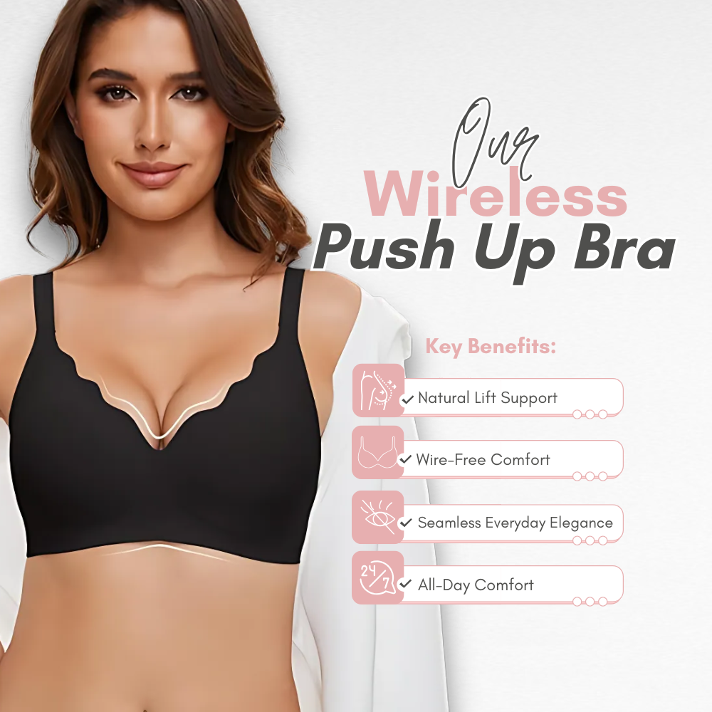 Sculpting Wireless Push Up Bra