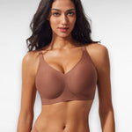 Sculpting Wireless Push Up Bra V2.0 Brown / S