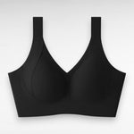 Sculpting Wireless Ribbed Push-Up Bra M / Black