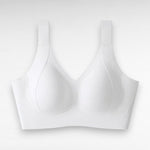 Sculpting Wireless Ribbed Push-Up Bra M / White