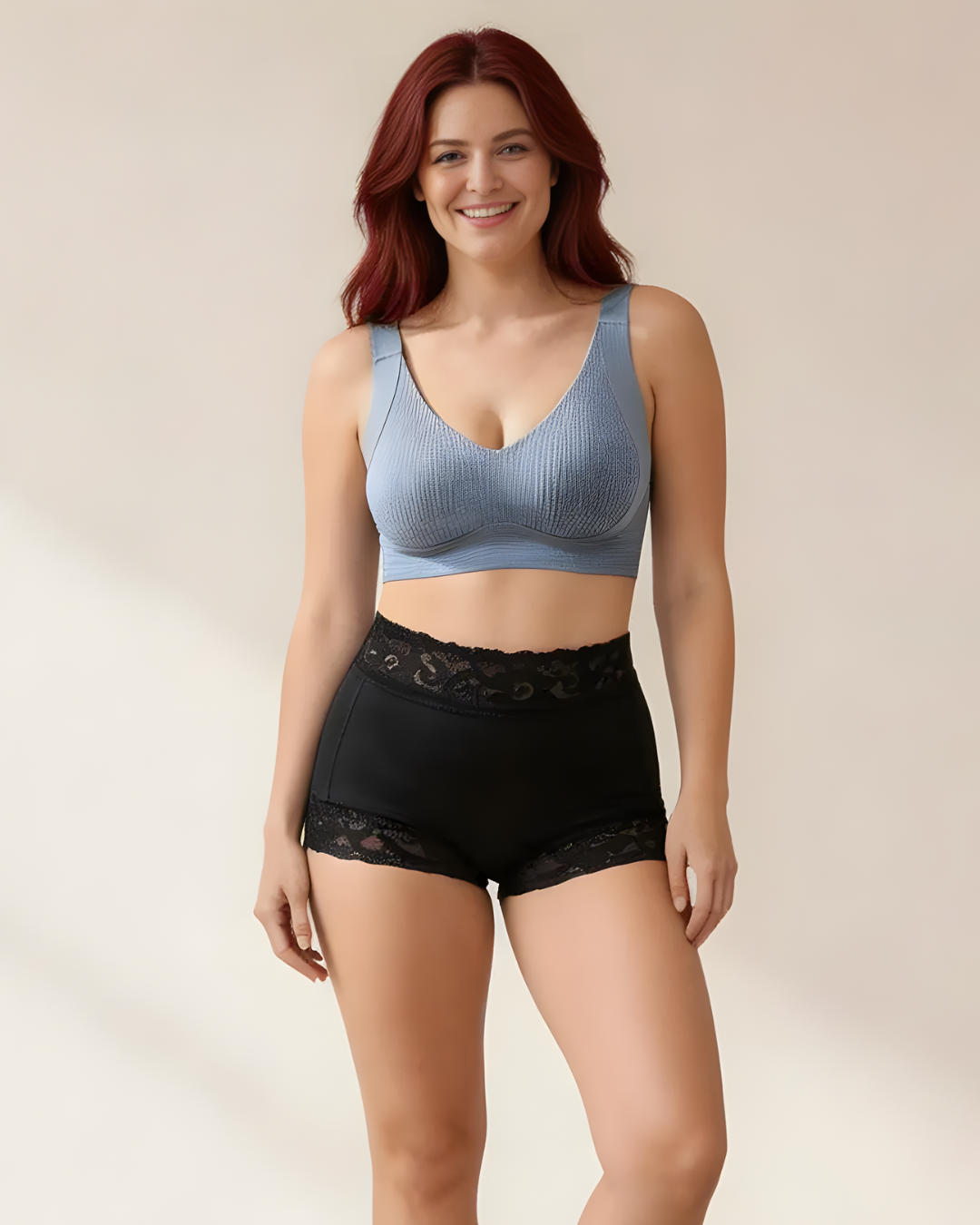 Sculpting Wireless Ribbed Push-Up Bra V2.0