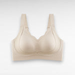 Sculpting Wireless Scalloped Breathable Support Bra Beige / M