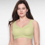 Sculpting Wireless Seamless Full Coverage Bra M / Green