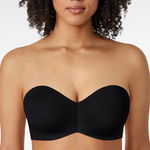 Strapless Underwire Support Bra Bras Black / S