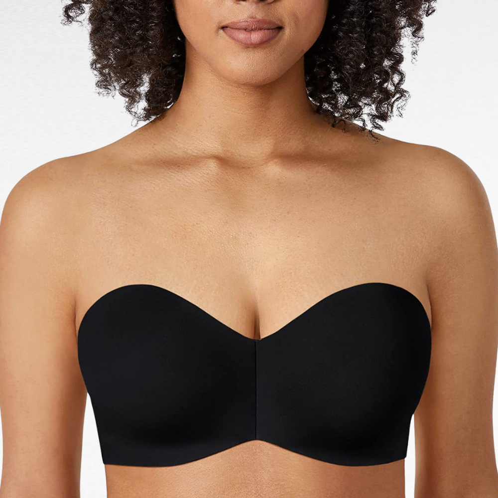 Strapless Underwire Support Bra Bras Black / S
