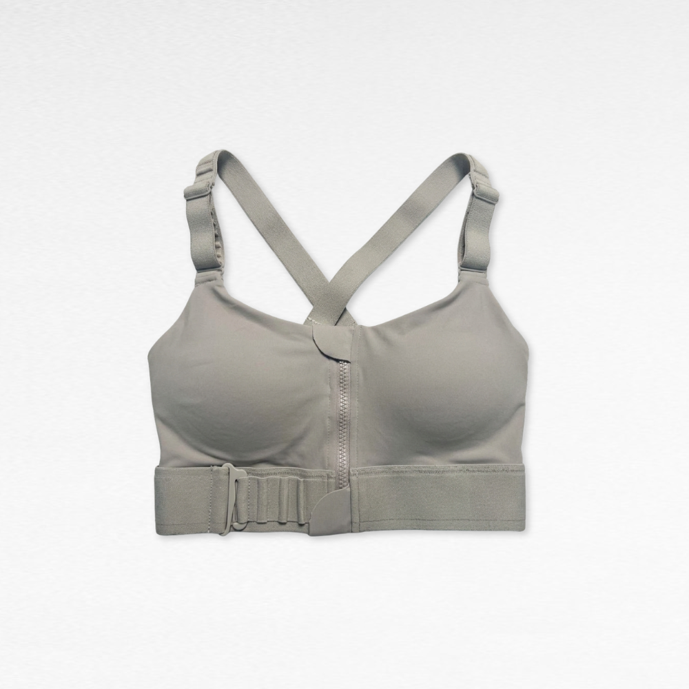 Upgraded High Support Sports Bra Grey / S