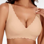 Wavy Belle Comfort Bra Bras Beige / S