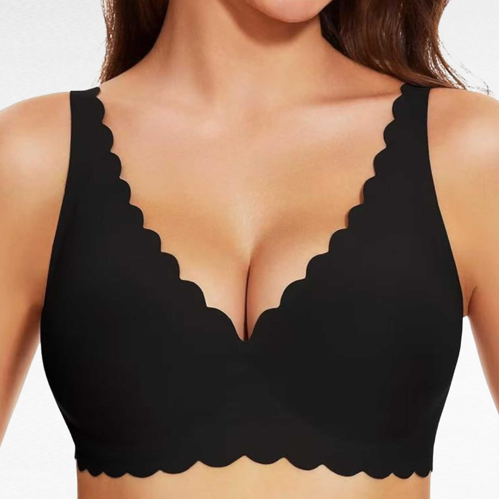 Wavy Belle Comfort Bra Bras Black / S