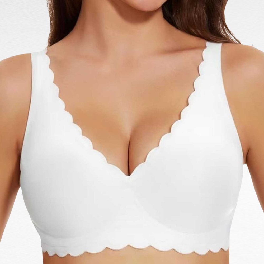 Wavy Belle Comfort Bra Bras White / S