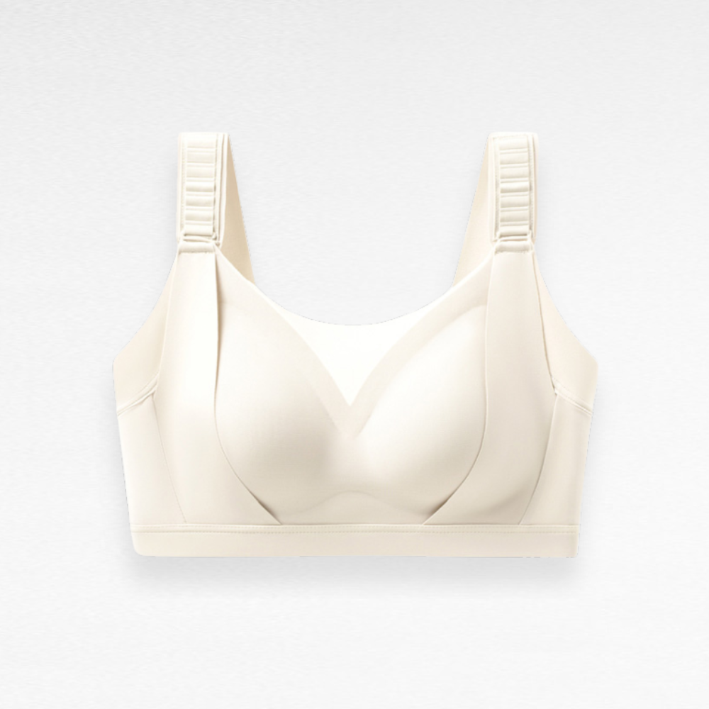 Wireless Lift & Support Bra Cream / M