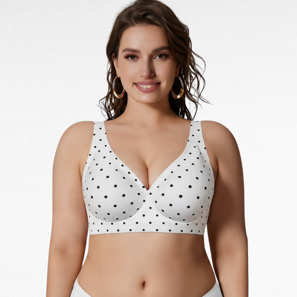 Wireless Polka Dot Bra