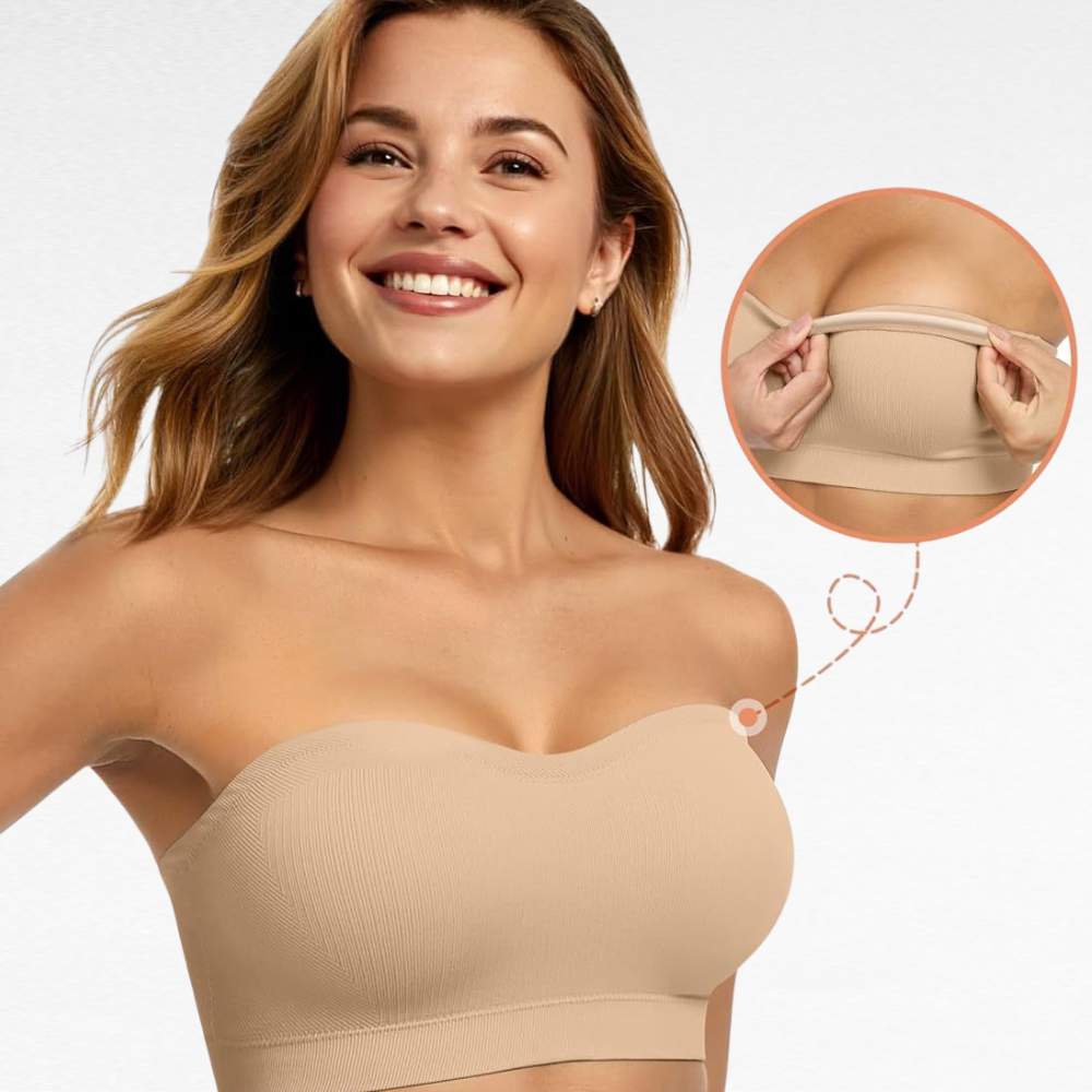 Wireless Strapless Band Bra