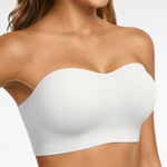 Wireless Strapless Band Bra White / XS